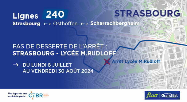 Plan Train Bas Rhin Accueil CTBR : Compagnie des transports du Bas-Rhin